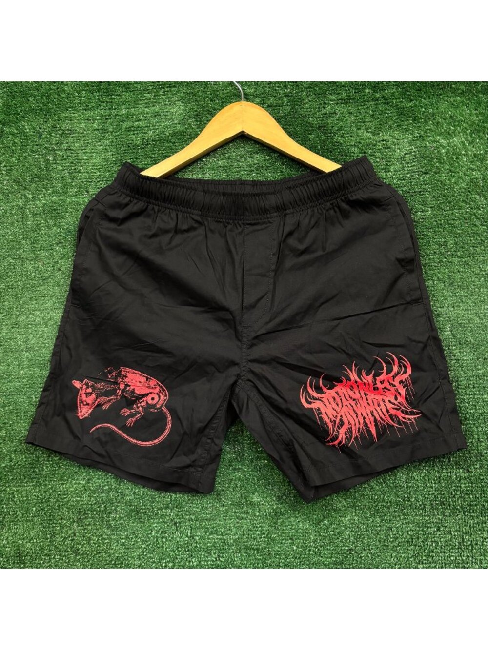 Motionless in White Cyber Rat Meatalcore Ban Shorts Size 30
